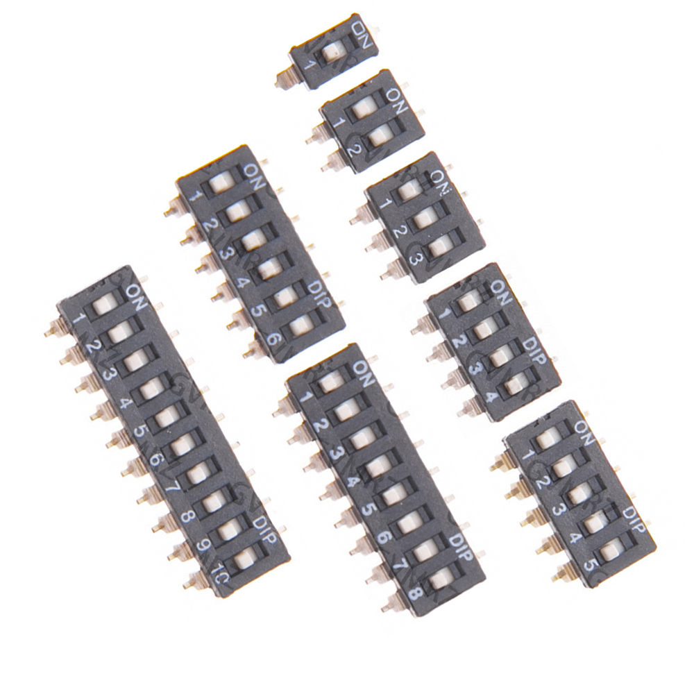 Circuit Snap Kit - 5 Stück 2,54mm Rastermaß Kippschalter Schnappschalter