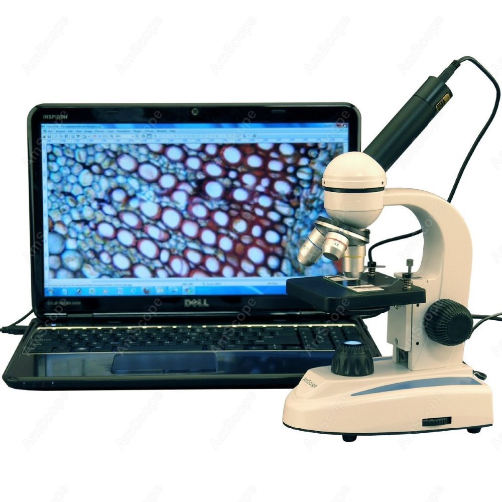 Amscope Microscope Kid Microscope - AmScope Schüler- und Kinder-Mikroskop mit Metallrahmen