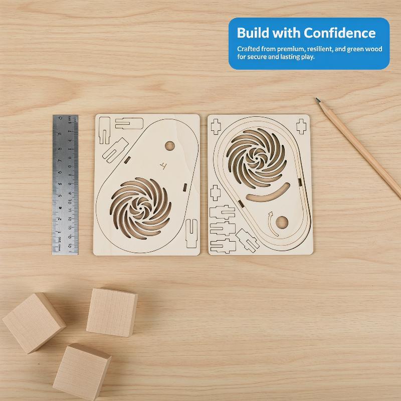 Science Kit - DIY-Wissenschaftsexperimentier-Set für Kinder: Optische Täuschung Spinner