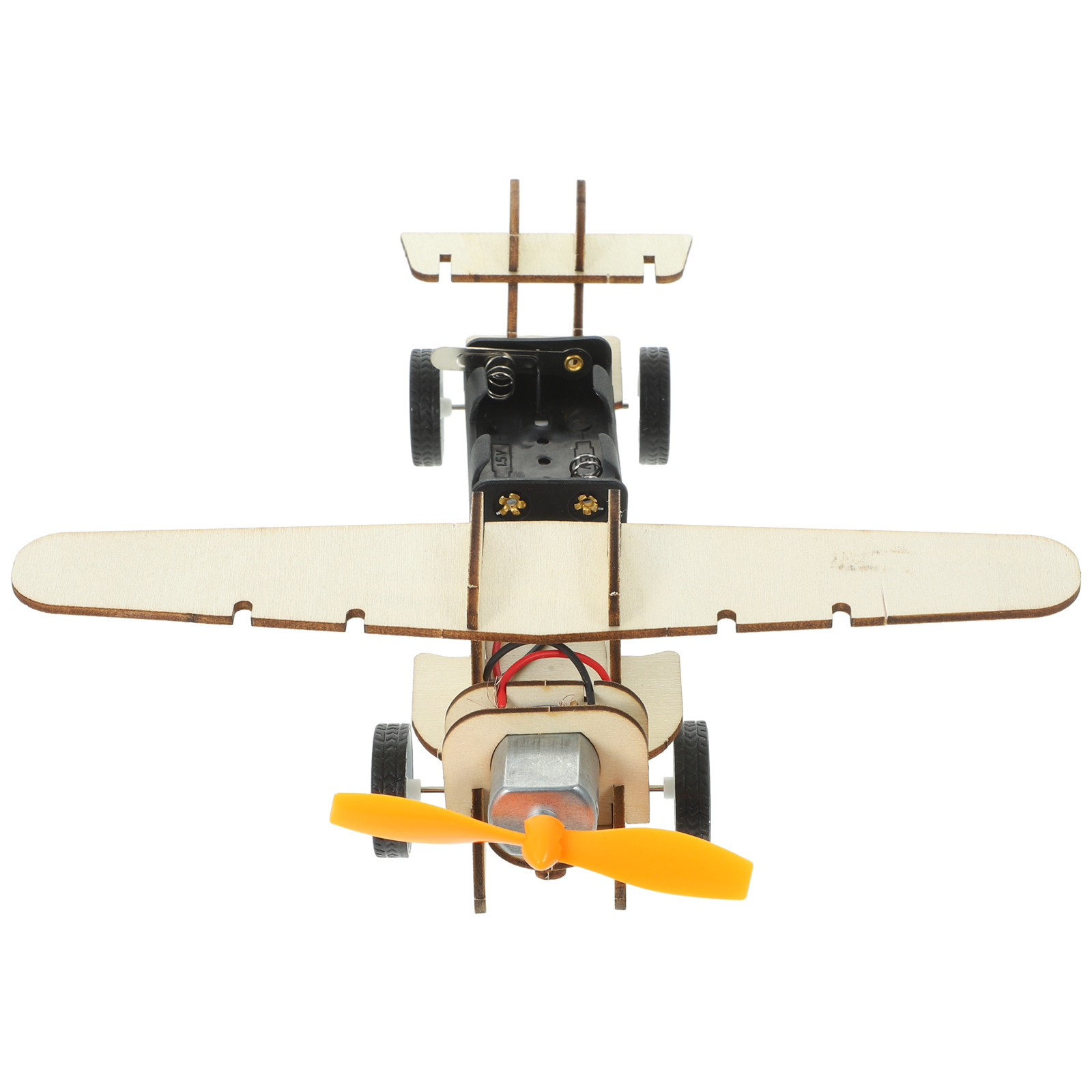 Science Toys Diy - 1 Set Holz-Gleitflugzeug DIY Wissenschafts-Set für