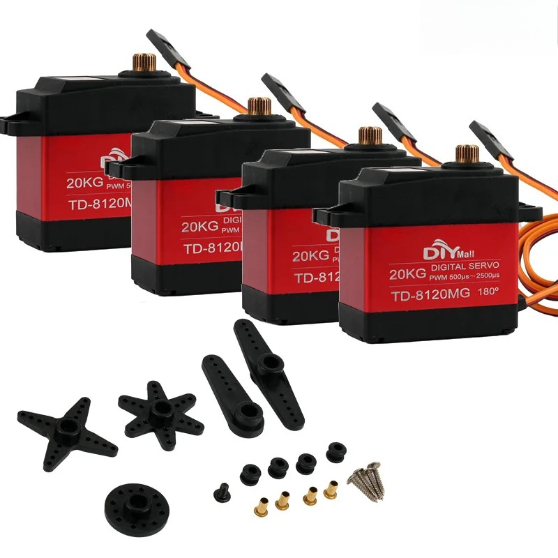 Robot Arm Motor - 20KG TD-8120MG Hochdrehmoment Standard Digitaler Servomotor