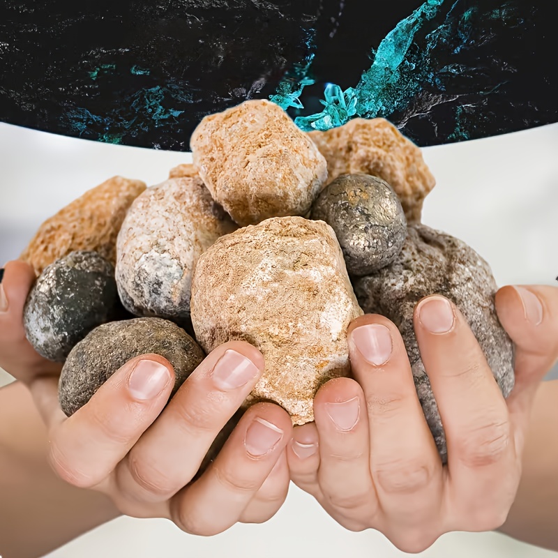 Geode Crystal Break - 10/20 Stück Natürliche Quarz-Geode-Eier, Achat-Geoden, Erstaunliche