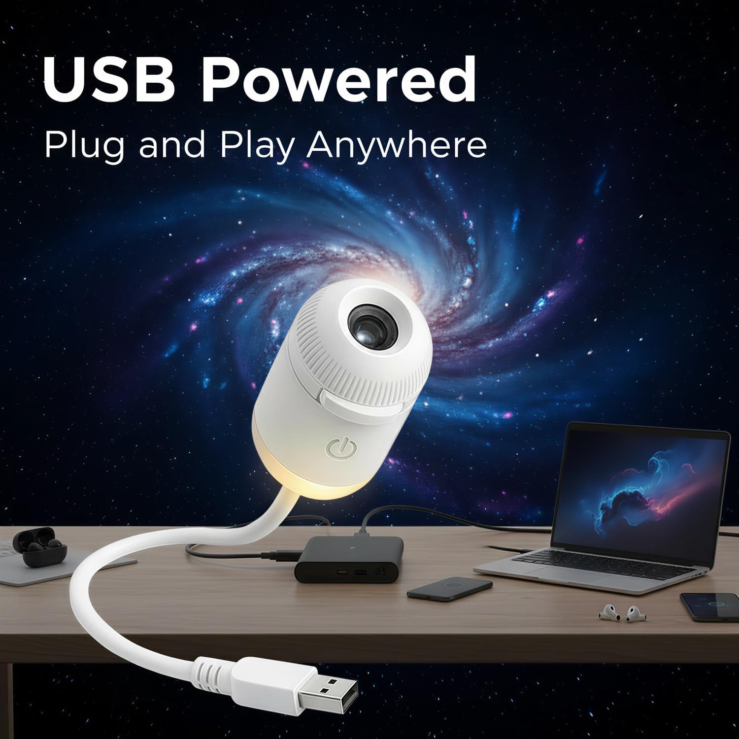 Planetarium Projector Home - Galaxy-Projektor Nachtlicht, Sternenprojektor USB LED Sternenhimmel