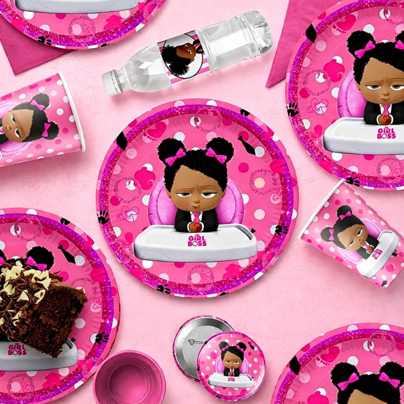 Science Of Happiness - Boss Baby Geburtstag Party Dekorationen Lieferungen