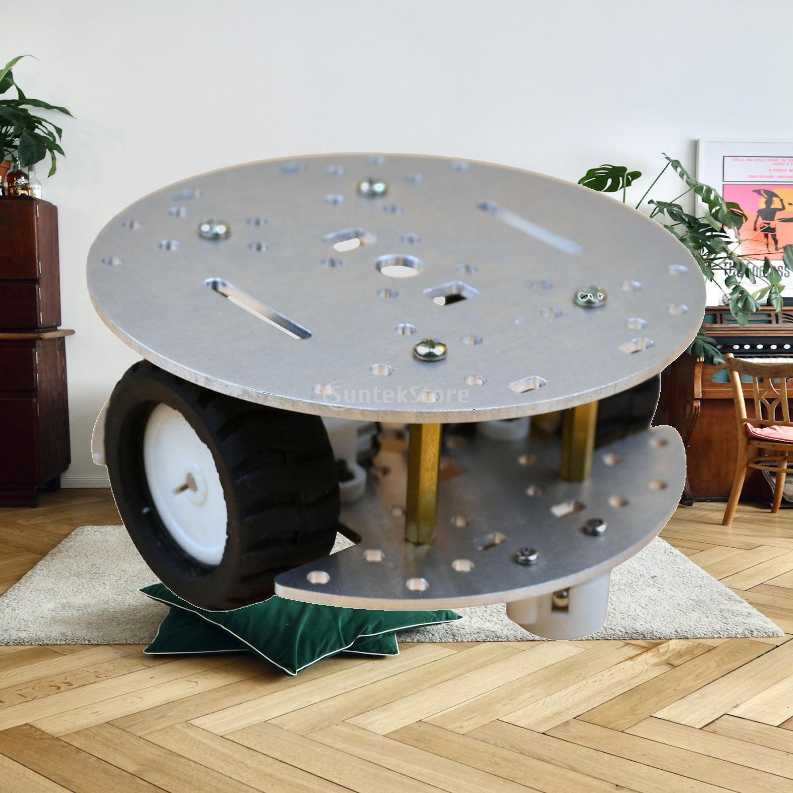 Science Hobbyist - Intelligentes Roboter-Auto-Chassis 2WD Wissenschafts-Kit mit Reduktionsmotor
