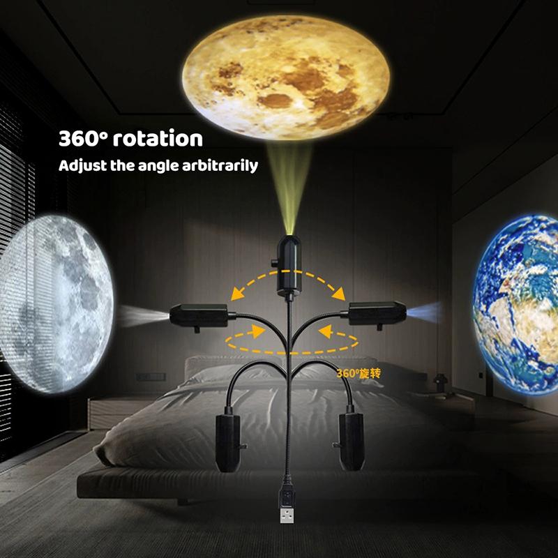(BF06) Romantischer drehbarer  – Planetarium Projector Home Bewertung und Preis