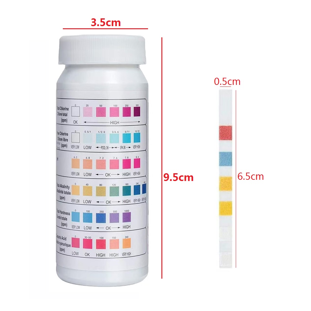 50 stücke/Flasche Mehrzweck 6  – Ph Strip Test Bewertung und Preis