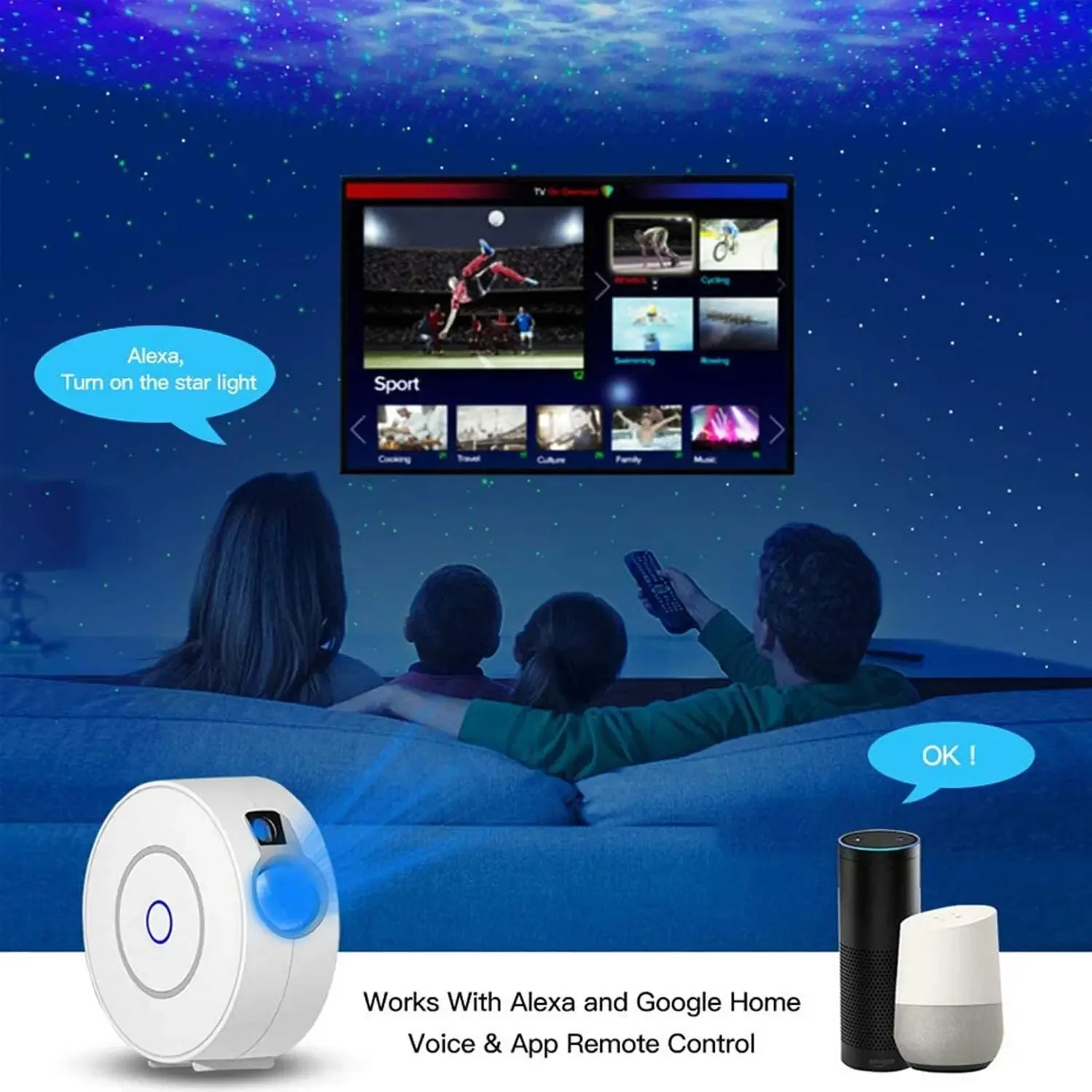 Tuya Wifi intelligente Aurora  – Planetarium Projector Home Bewertung und Preis