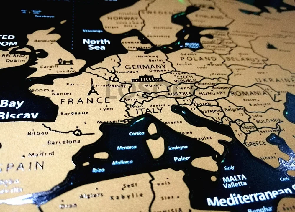 Neue Deluxe Travel Scratch Wor – Star Map Poster Bewertung und Preis