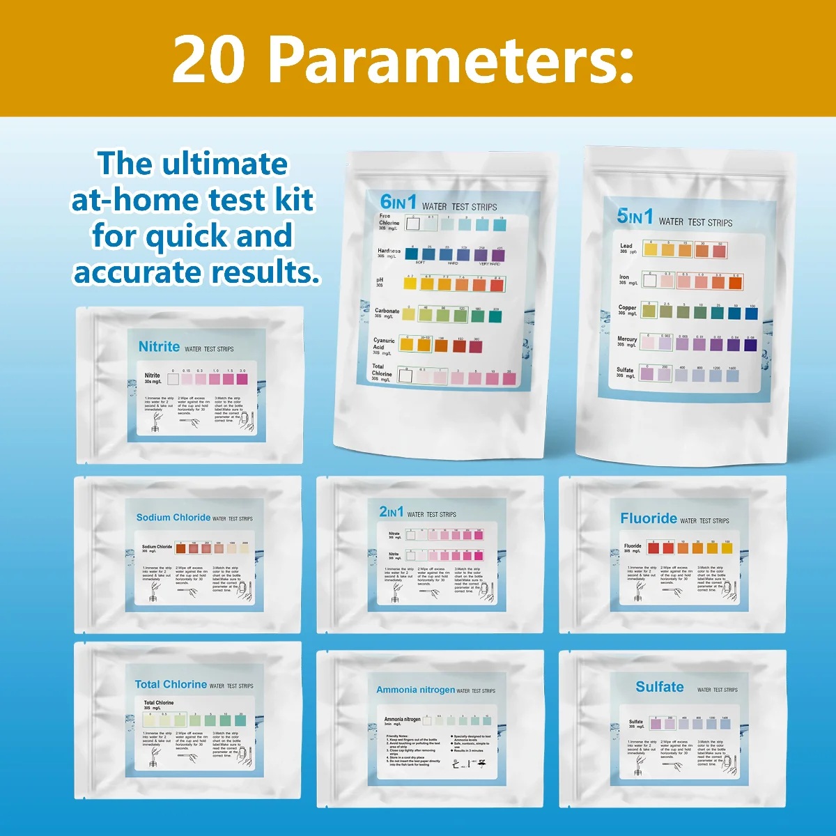 YAGO 20-in-1 Wasserteststreife – Ph Strip Test Bewertung und Preis