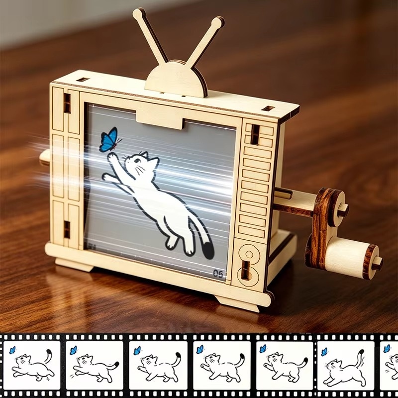 DIY Holz-TV-förmige Handkurbel – Science Hobbyist Bewertung und Preis