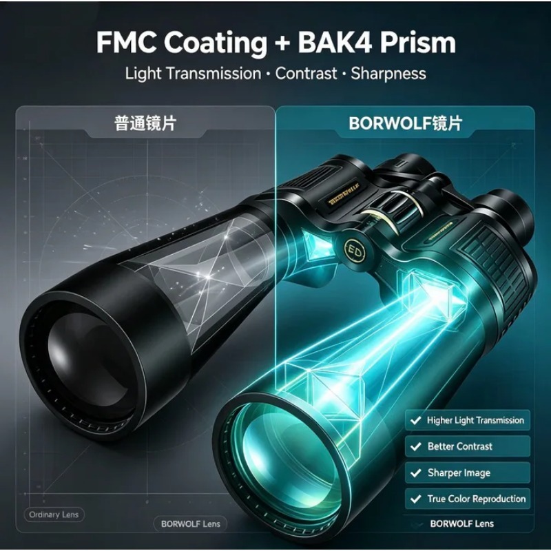 BORWOLF 25-75X70 Fernglas mit  – National Geographic Telescope 70Mm Bewertung und Preis