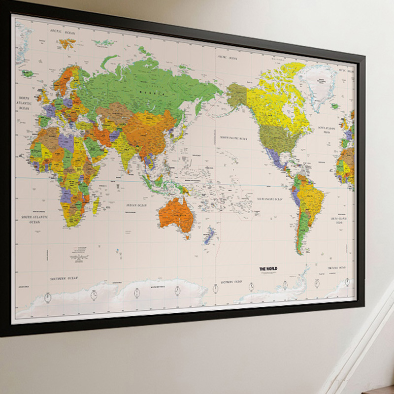 Wandkarte, Polyester, Weltkart – Star Map Poster Bewertung und Preis