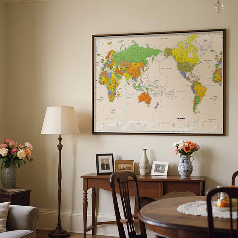 Wandkarte, Polyester, Weltkart – Star Map Poster Bewertung und Preis