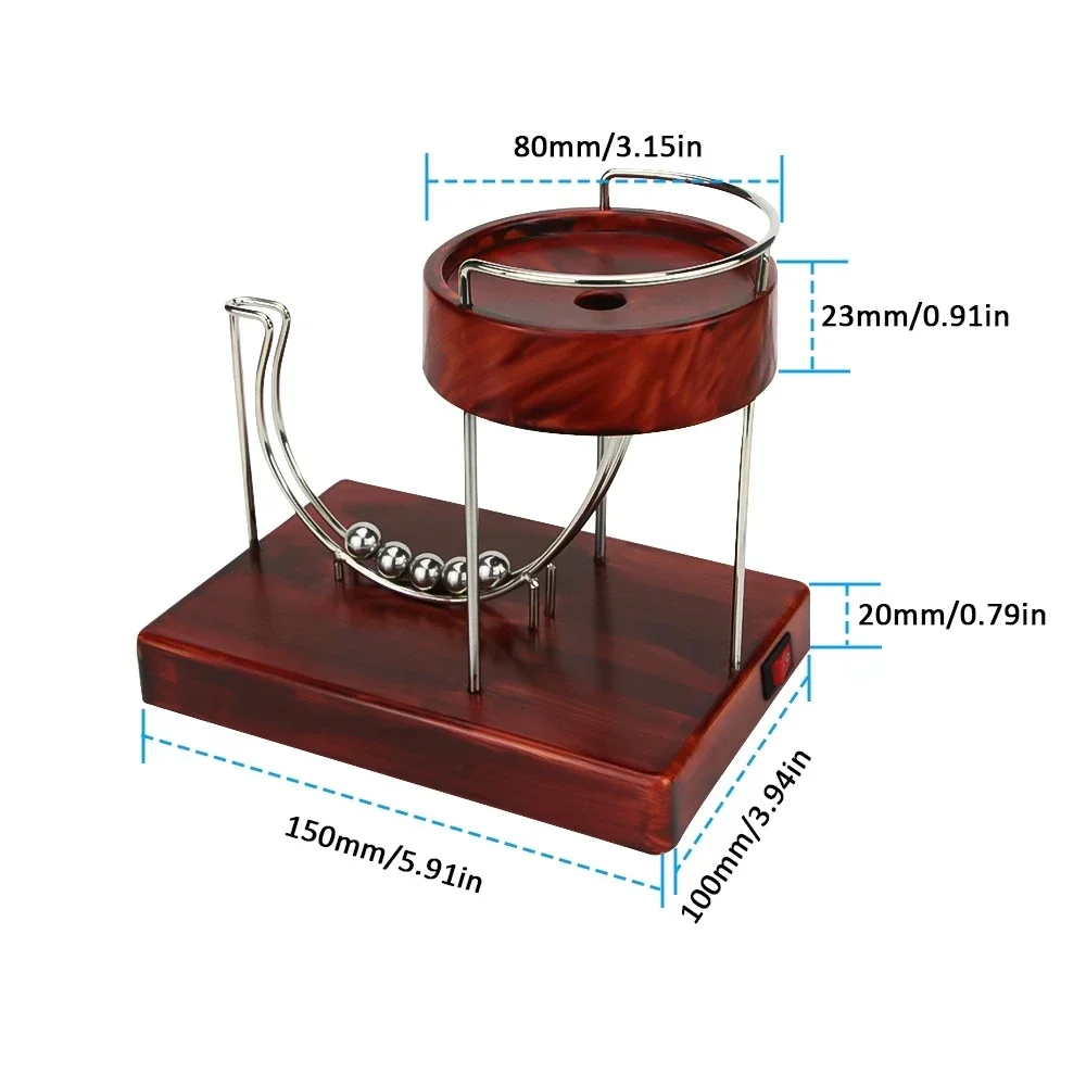 2024 Kunst-Perpetuum-Maschine, – Newton Cradle Large Bewertung und Preis