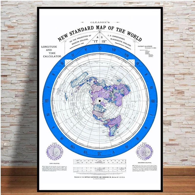 Poster und Drucke 1892, flache – Star Map Poster Bewertung und Preis